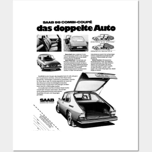 SAAB  99 COMBI - advert Posters and Art